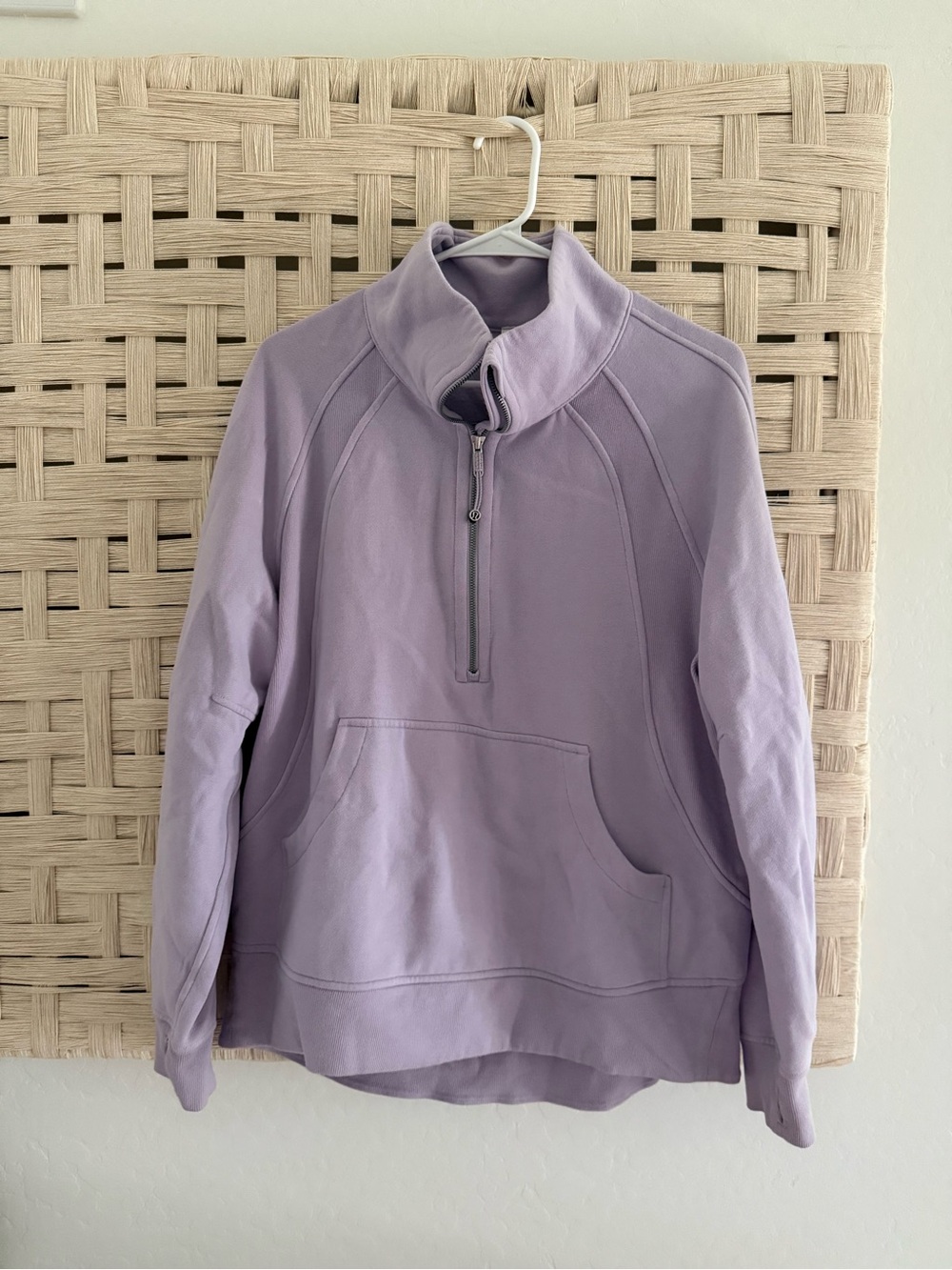 Lululemon Lavender Scuba Half Zip